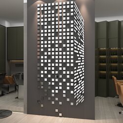 Mosaic Self-Adhesive Trendy Hair Salon Wall Decoration Self-Adhesive Nail Salon Creative Background Cashier Counter Stickers