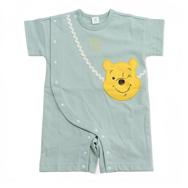 Japan Disney Chil2 2024 Summer Newborn Baby Winnie The Pooh Cartoon 