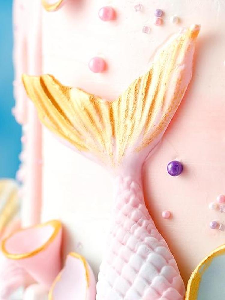 雅米 人鱼公主美人鱼主题创意蛋糕