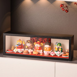 Five Gods of Wealth Figurines, Photo Frame Display, Entrance Decoration, Desk Decoration, Opening Gift, Housewarming Gift, Collectible Figure