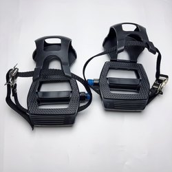 Dynamic Bicycle Dog Mouth Pedal Straps, Foot Pedals, Fitness Bike, Mountain Bike Universal Non-Slip Gym Exercise Bike