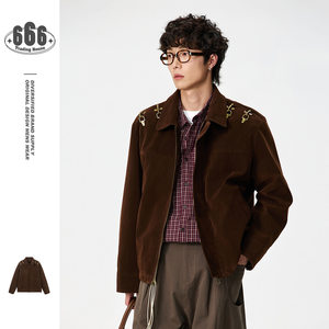 
ANSWER ME national fashion high-end suede leather pu leather jacket men's aircraft button loose motorcycle jacket W507