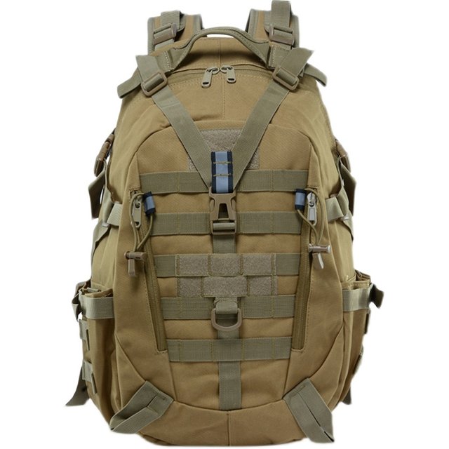 Outdoor sports attack tactical backpack men's large capacity waterproof ...