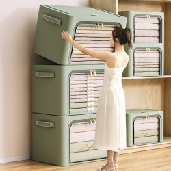 Double Door For Home Foldable Wardrobe Simple Wardrobe Bedroom Layered Storage Partition Shelf Dormitory Storage Handy Gadget