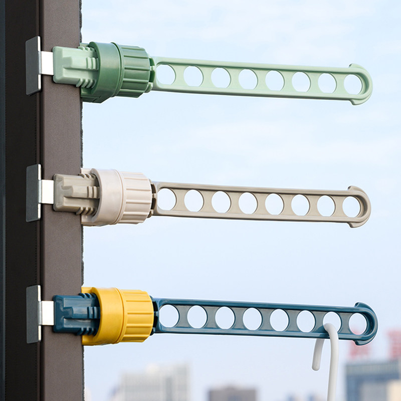 Window Clothes Drying Rack for Travel and Balcony Use