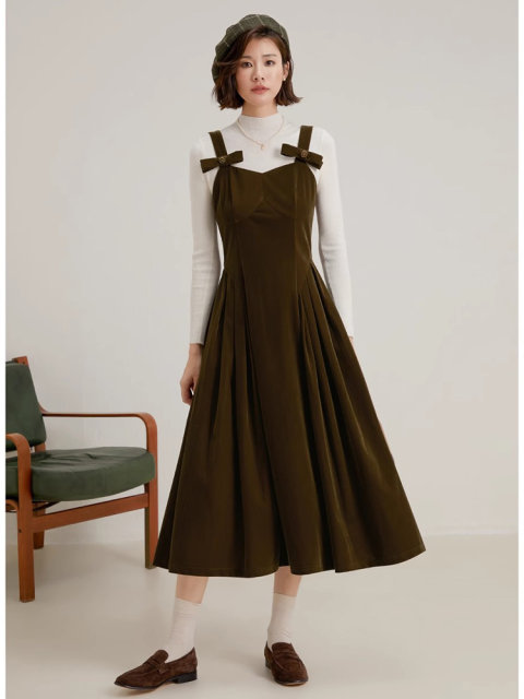 2025 Cold department royal sister mesh suspender skirt women's spring  high-end new dress temperament romantic suspender dress