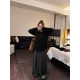 Laozhang and Fat Pongkiki wild fishtail skirt large size half body long skirt winter warm versatile thin skirt
