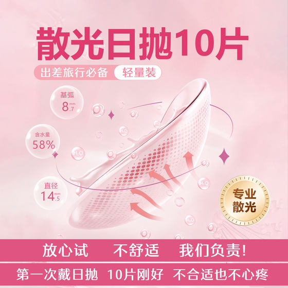 
[Travel size 10 pieces] Customized astigmatism contact lenses with astigmatism for myopia and daily disposable AM