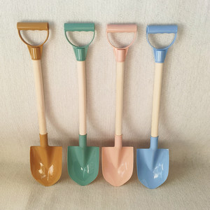 
Thickened large and small children's toys shovel gardening tools beach digging soil play sand plastic baby kindergarten rush to the sea