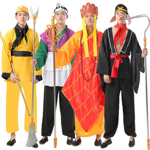Journey to the West, complete set of costumes and props, rented for rent, daughter, king, fairy, performance costumes, Tang Monk, Zhu Bajie, and Sha Monk