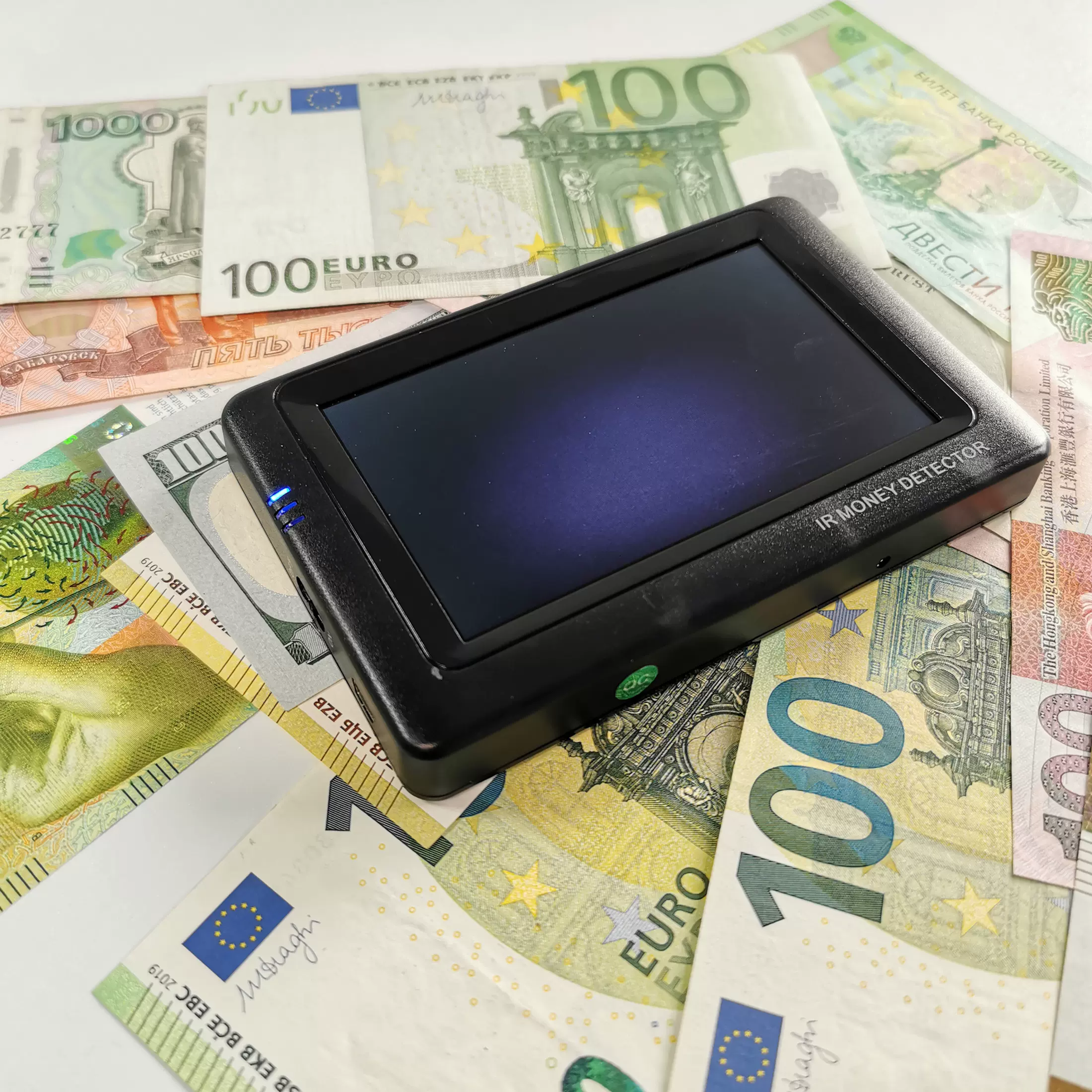 550美元伊拉克币土耳其币日元验钞机外币防伪多重鉴别仪