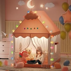 Children's Indoor Tent Baby's Happy Dream Castle 1-9 Years Old Baby's Paradise Birthday Gift Large Space Breathable