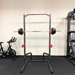 Multifunctional Free-Standing Simple Squat Rack for Home Fitness, Bench Press Rack, Weightlifting Barbell Stand, Detachable Pull-Up Barbell Rack