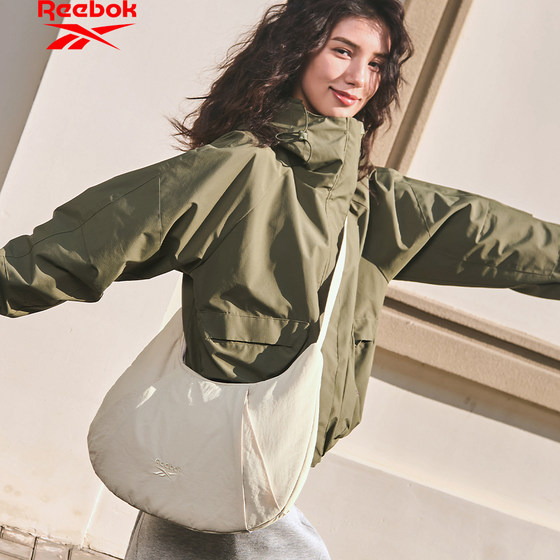 
Reebok Reebok Fashionable Casual Versatile Commuting Pleated Travel Embroidery Lightweight Water-Repellent