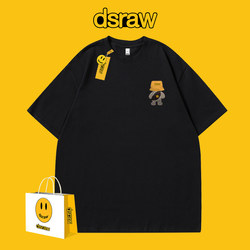 Dsraw Official Collaboration Unisex 2025 Spring/Summer Heavyweight Loose Trendy Top Short-Sleeve T-Shirt Trendy Brand ins