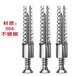 304 Stainless Steel Pagoda-Shaped Hollow Brick Curtain Rod Towel Rack Installation Foam Brick Expansion Tube M6M8 Expansion Plug