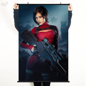 Biochemical Crisis 4 Remake game Poster Poster Hanging Biochemical 4 Lyon Aida King Flower Waterproof 4K Hanging Painting
