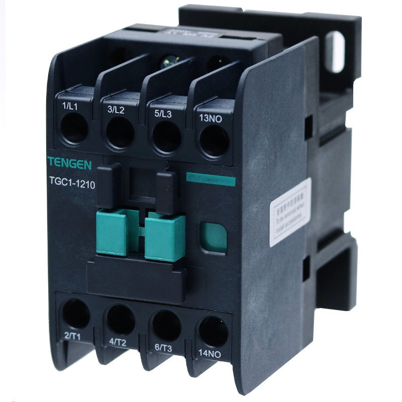 Produktbild von Wechselstrom-Schütz LC1D09 – 9 A, 380 V, AC24V Spule – 1 Schließer + 1 Öffner – Kupferkern, Silberkontakte – Für Klima & Kompressoren