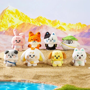 
LINE FRIENDS famous zoo 2.0 standing doll 12cm doll ornaments plush star peripherals