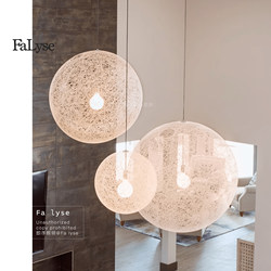 Dutch Moooi Nordic Designer Pendant Light with Rattan and Hemp Ball for Open Living Room, Duplex Lotf Staircase Atmosphere Pendant Light