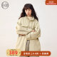 Feiyu 2025 spring new jacket simple casual style stand collar women's first-hand trench coat