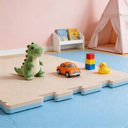 Fitness Non-Slip Wrestling Foam Floor Mat, Thickened Ice Fishing Tent Mat, Extra Large Hard Fireproof Cooling Insulation Playground Mat