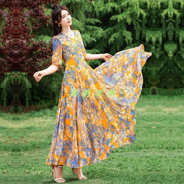 TAVIMART  -  Cross-border women's clothing Summer New Sexy Tube Top Printed Hip Skirt Fashion Slimming Dress Women's Skirt