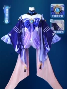 Genshin Cung Điện San Hô Trái Tim Biển cos phù hợp với năm sao Đảo Haizhi hiện nay con người thần miko cosplay trang phục phim hoạt hình tại chỗ