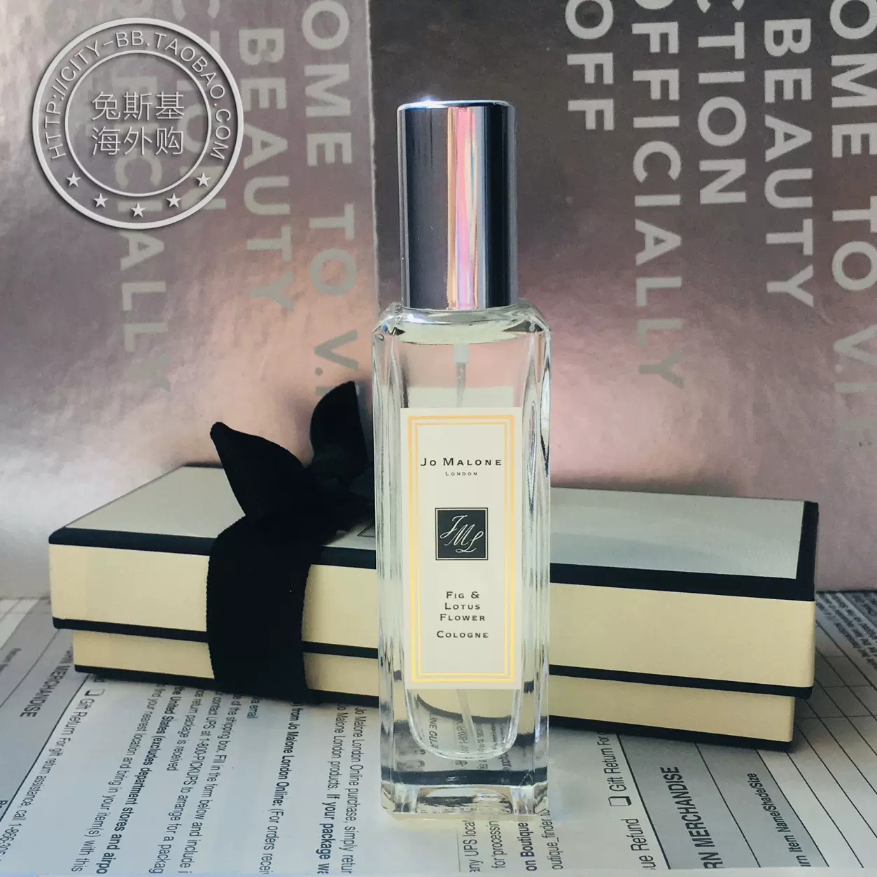 美代新品jo malone/ 祖玛珑无花果和莲花香水30ml 100ml-Taobao