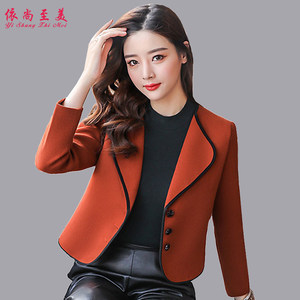 
Xiaoxiangfeng short woolen coat for women 2026 spring and autumn new slim fit and versatile fashionable age-reducing suit woolen coat