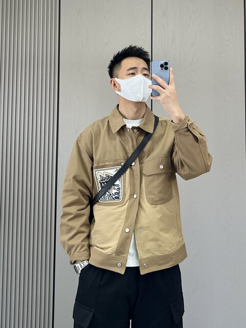 Mei Tian 2025 new fashion lapel jacket for men's spring and autumn ...
