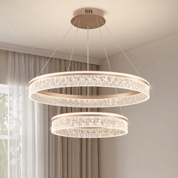 Italian-Style Light Luxury Living Room Chandelier Led Smart Room Light 2025 New Minimalist High-End Circular Hall Chandelier