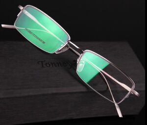 
Highly myopic pure titanium frame half frame 9152 business can be equipped with myopia fashion ultra-light small face glasses frame Danyang