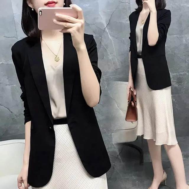 Drooping suit summer jacket for women Korean style small fragrance ...
