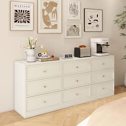 Meng Xiaoxiong Solid Wood French Cream Style Side Cabinet Small Apartment Drawer Combination Living Room Bedroom Bedside Storage Cabinet