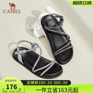 
Camel women's shoes 2026 summer new thick-soled versatile fashion sandals fashion youth trend casual shoes