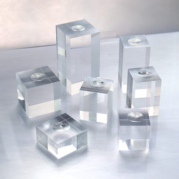 Acrylic crystal ball ornament display stand