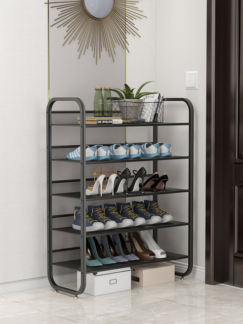 Shoe rack home indoor good-looking multi-layer simple shoe rack door ...