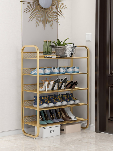 Shoe rack home indoor good-looking multi-layer simple shoe rack door ...