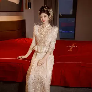 金色中式婚服- Top 500件金色中式婚服- 2024年3月更新- Taobao