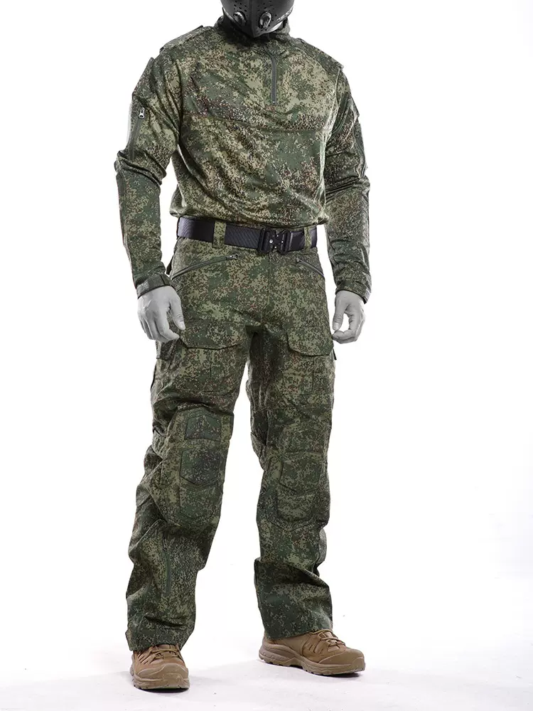 喚龍三龜甲俄羅斯迷彩服套裝男G3蛙人訓練服G4出口戰術褲-Taobao
