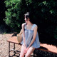 One -character shoulder top female sexy shoulder long sleeve stripes cute sweet seven -point sleeve camisole one word collar shirt