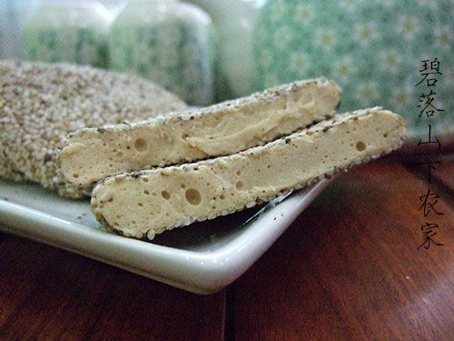 手工麦芽糖芝麻饼 糖饼 叮叮糖 江西特产年货 传统糖果 约50克 原