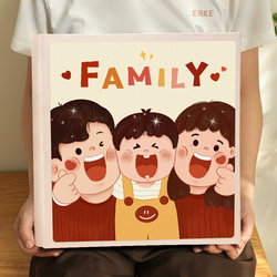 Photo Album, Large-Capacity Family Photo Album, Baby Growth Record, 5-Inch 6-Page Photo Storage, Family Photo Album