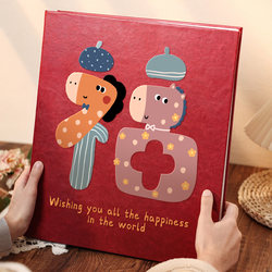 Leather Insert Photo Album, Large Capacity Memory Album, Children's Growth Photo Book, 5inch 6inch Photo Album Storage Book