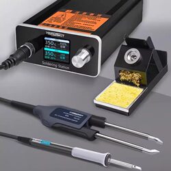 T12 Soldering Station Tweezers Soldering Iron High-Power Soldering Station Constant Temperature Electric Soldering Iron Electric Heating Clamp Dual-Purpose Component Desoldering Tool