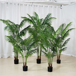 Simulated Green Plants, Loose-Tailed Sunflower, Imperial Concubine, Fake Trees, Large-Scale High-End Floor-Standing Scenery Sunflower Trees, Bionic Plants, Fake Flowers