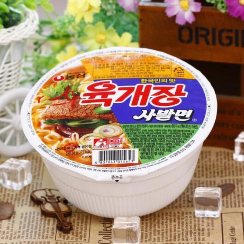 韩国进口 农心 牛肉碗面 方便面 6盒装 天猫优惠券折后￥33.9包邮（￥49.9-16）泡菜碗面可选