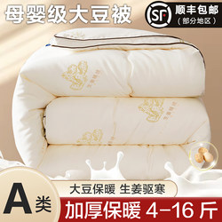 Soybean Fiber Quilt, Thickened for Warmth, Autumn and Winter Single-Person Cotton Quilt, Winter Quilt Core, Genuine Flagship Store