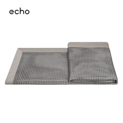 Echo Accessible Luxury Style Model Room High-End Fashion Gray Luxury Plaid Mesh Blanket House Bedside Towel